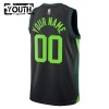 Camiseta Niños Boston Celtics Personalizadas 2024-25 Nike City Edition Negro Swingman